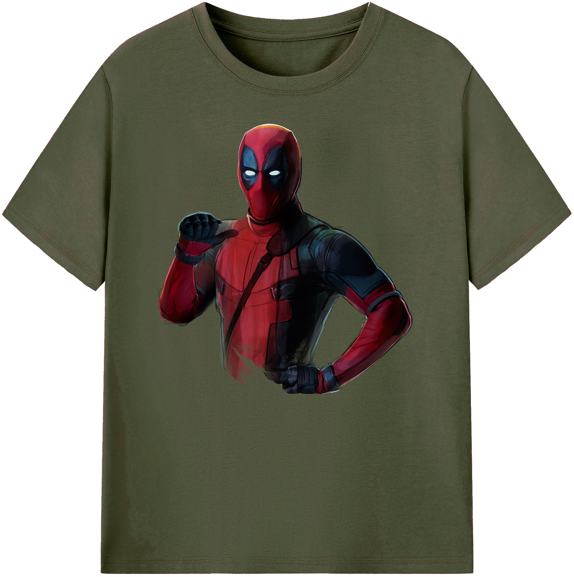 （画像用） Deadpool デッドプール 綿100％ メンズ半袖Tシャツ｜肌触りやわらか＆通気性